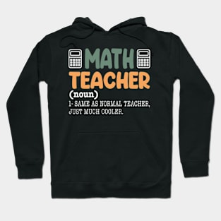 FUNNY MATH TEACHER Hoodie